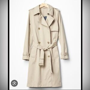NWT- Gap Classic Tan Trench Coat
